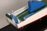 customized model of 186.5m RO-RO ship